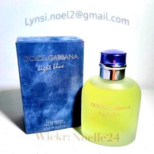 New in box authentic Dolce & Gabbana “Light Blue” men’s cologne 6.7 fl oz